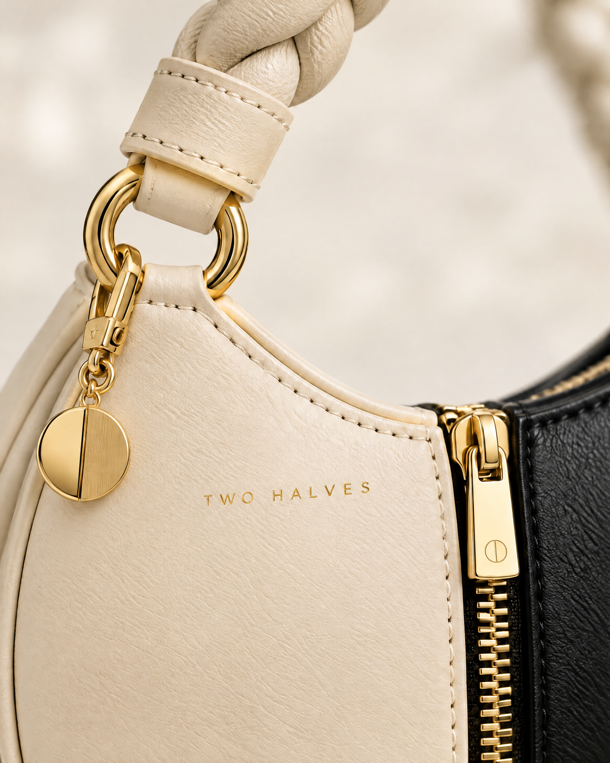 Gold hardware detail